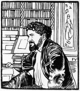 Ritratto dello scrittore francese Octave Uzanne Ritratto dello scrittore francese Octave Uzanne