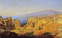 La rovina del teatro greco di Taormina, Sicilia La rovina del teatro greco di Taormina, Sicilia
