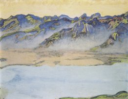 Aumento di nebbia sulle Alpi della Savoia Aumento di nebbia sulle Alpi della Savoia