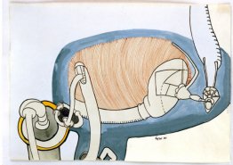 Studio per o dopo gambe di una sfera ambulante Studio per o dopo gambe di una sfera ambulante