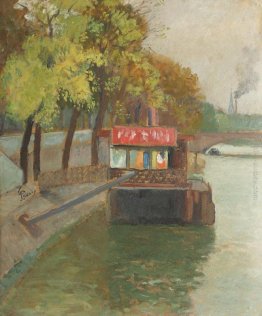 Debarcader pe Sena, dinspre Belleville Debarcader pe Sena, dinspre Belleville