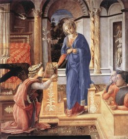 L'Annunciazione con due Inginocchiarsi donatori L'Annunciazione con due Inginocchiarsi donatori