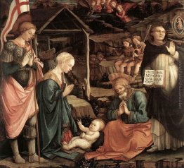 Adorazione del Bambino con i Santi Adorazione del Bambino con i Santi
