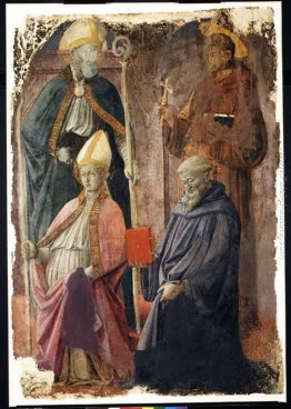 Santi Agostino e Francesco, un Santo Vescovo e San Benedetto Santi Agostino e Francesco, un Santo Vescovo e San Benedetto