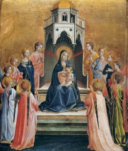 Madonna col Bambino in trono con dodici angeli Madonna col Bambino in trono con dodici angeli