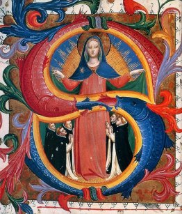 Madonna della Misericordia con Inginocchiare Frati Madonna della Misericordia con Inginocchiare Frati