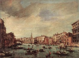 Il Canal Grande, Guardare verso il Ponte di Rialto Il Canal Grande, Guardare verso il Ponte di Rialto