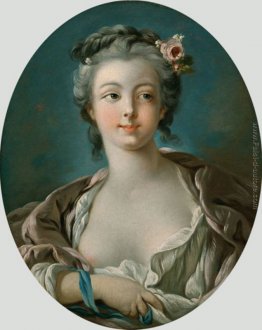 Giovane donna con fiori nei capelli erroneamente chiamato Ritrat Giovane donna con fiori nei capelli erroneamente chiamato Ritrat