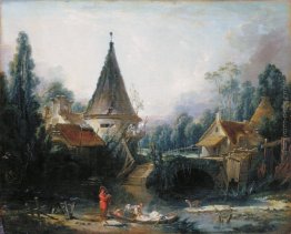 Paesaggio nei pressi di Beauvais precoce Paesaggio nei pressi di Beauvais precoce