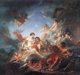 Vulcan presentavano le armi a Venere per Aeneas Vulcan presentavano le armi a Venere per Aeneas