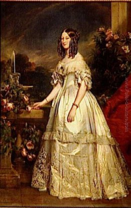 Ritratto della principessa Victoria di Sassonia Coburgo-Gotha Ritratto della principessa Victoria di Sassonia Coburgo-Gotha