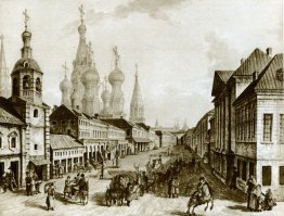 Veduta di Moskvoretskaya Street, Zaryadye, Mosca Veduta di Moskvoretskaya Street, Zaryadye, Mosca