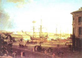 Vista del Embankmant inglese da Visilievsky Isola di San Pietrob Vista del Embankmant inglese da Visilievsky Isola di San Pietrob