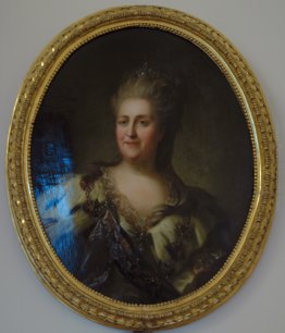 Ritratto di Caterina II. Versione di ripetizione di un ritratto Ritratto di Caterina II. Versione di ripetizione di un ritratto