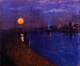 Paesaggio fluviale by Moonlight Paesaggio fluviale by Moonlight