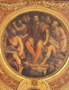 Cosimo I de Medici circondato dalla sua Architetti, Ingegneri e Cosimo I de Medici circondato dalla sua Architetti, Ingegneri e