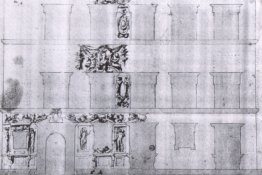 Design per la facciata di Palazzo Ramirez de Montalvo Design per la facciata di Palazzo Ramirez de Montalvo