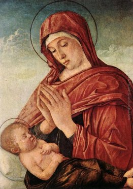 Madonna in adorazione del Bambino addormentato Madonna in adorazione del Bambino addormentato