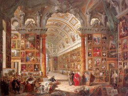 Interno di una Pinacoteca con la collezione del cardinale Silvio Interno di una Pinacoteca con la collezione del cardinale Silvio
