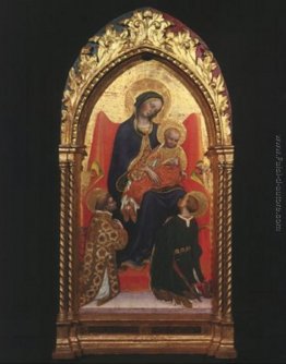 Gentile da Fabriano Madonna col Bambino, i santi. Lawrence Gentile da Fabriano Madonna col Bambino, i santi. Lawrence