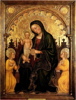 Madonna col Bambino e due angeli Gentile da Fabriano Madonna col Bambino e due angeli Gentile da Fabriano