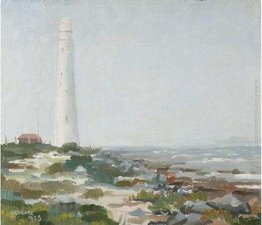 Kommetjie faro nella nebbia Kommetjie faro nella nebbia