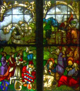 Queste vetrate dal lato occidentale della Cappella Famiglia Blum Queste vetrate dal lato occidentale della Cappella Famiglia Blum