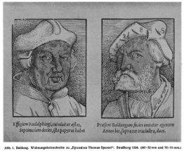 Hans Baldung Grien e John Rudalfinger Hans Baldung Grien e John Rudalfinger