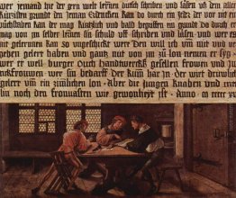 Un insegnante di scuola spiegando il significato di una lettera Un insegnante di scuola spiegando il significato di una lettera