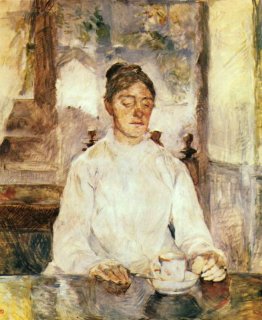 Madre dell'artista, la contessa Adèle de Toulouse Lautrec a cola Madre dell'artista, la contessa Adèle de Toulouse Lautrec a cola