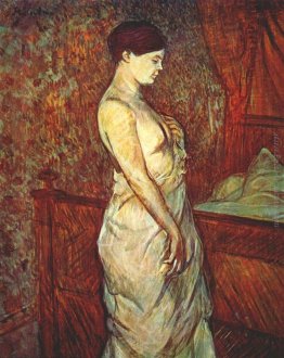 Poupoule in chemise dal suo letto Poupoule in chemise dal suo letto