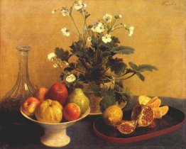 Natura morta. Fiori, Ciotola di frutta e Pitcher Natura morta. Fiori, Ciotola di frutta e Pitcher