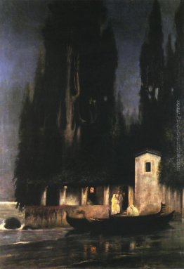 Partenza da un'isola di notte Partenza da un'isola di notte
