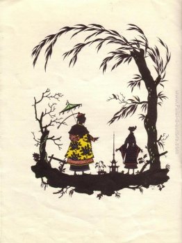 Illustrazione di 'Nightingale' di Hans Christian Andersen Illustrazione di 'Nightingale' di Hans Christian Andersen