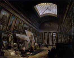 Immaginario Vista del Grande Galerie del Louvre Immaginario Vista del Grande Galerie del Louvre