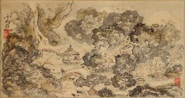 Paesaggio con padiglione, Hanging Scroll Paesaggio con padiglione, Hanging Scroll