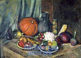 Natura morta con zucca e una brocca Natura morta con zucca e una brocca