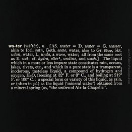 Intitolato (L'arte come idea come idea) (Acqua) Intitolato (L'arte come idea come idea) (Acqua)