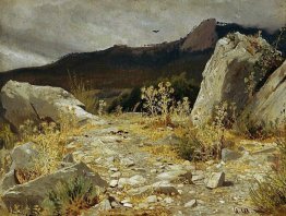Sentiero di montagna. Crimea Sentiero di montagna. Crimea