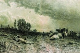 Estate nel campo (Paesaggio con un gregge) Estate nel campo (Paesaggio con un gregge)