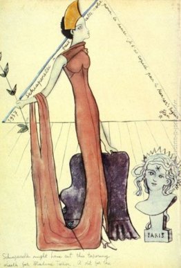 Abito Elsa Schiaparelli a Harper Bazaar Abito Elsa Schiaparelli a Harper Bazaar