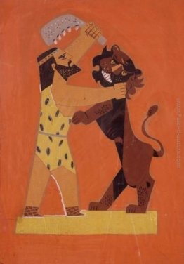 Shimshon e il leone Shimshon e il leone