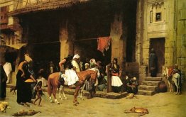 Una scena di strada al Cairo Una scena di strada al Cairo
