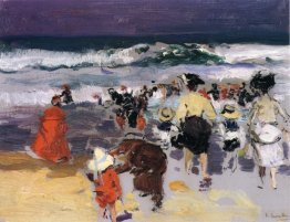 La spiaggia di Biarritz (disegno) La spiaggia di Biarritz (disegno)