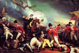 La morte del generale Mercer alla battaglia di Princeton La morte del generale Mercer alla battaglia di Princeton