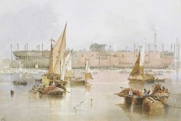 La costruzione della SS 'Great Eastern' La costruzione della SS 'Great Eastern'