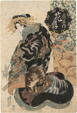 Cortigiana Hanaogi dalla casa Ogi Cortigiana Hanaogi dalla casa Ogi