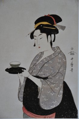 Ritratto di Naniwaya Okita Ritratto di Naniwaya Okita