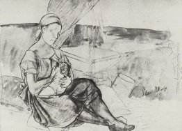 Disegnare per una foto di Madre Disegnare per una foto di Madre
