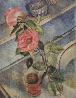 Natura morta con rose Natura morta con rose